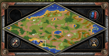 Age of Empires I - Campaign: Glory of Greece - Mission: Claiming Territories - Revealled Map